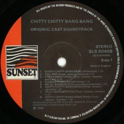 Chitty Chitty Bang Bang Soundtrack (Irwin Kostal) - cd-cartula