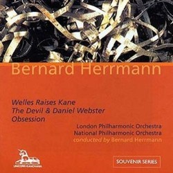Welles Raises Kane / The Devil and Daniel Webster / Obsession Soundtrack (Bernard Herrmann) - Cartula