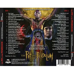 The Pit and the Pendulum Soundtrack (Richard Band) - CD Trasero