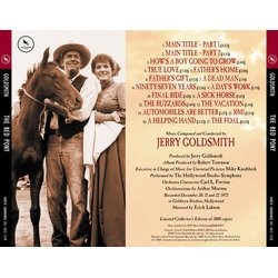 The Red Pony Soundtrack (Jerry Goldsmith) - CD Trasero