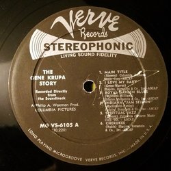 The Gene Krupa Story Soundtrack (Gene Krupa, Leith Stevens) - cd-cartula