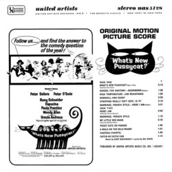 What's New Pussycat? Soundtrack (Burt Bacharach) - CD Trasero