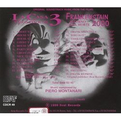 La Casa 3 - Ghosthouse / Frankenstein 2000 Soundtrack (Piero Montanari) - CD Trasero