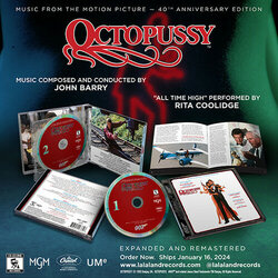 Octopussy Soundtrack (John Barry) - cd-cartula