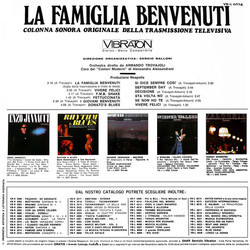 La Famiglia Benvenuti Soundtrack (Armando Trovaioli) - CD Trasero