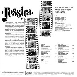 Jessica Soundtrack (Mario Nascimbene) - CD Trasero