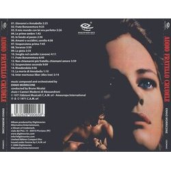 Addio, Fratello Crudele Soundtrack (Ennio Morricone) - CD Trasero