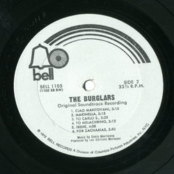 The Burglars Soundtrack (Ennio Morricone) - cd-cartula