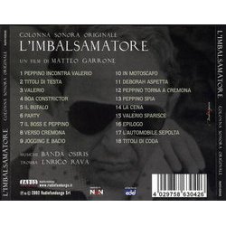 L'Imbalsamatore Soundtrack (Banda Osiris) - CD Trasero