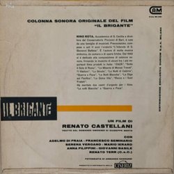 Il Brigante Soundtrack (Nino Rota) - CD Trasero
