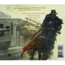 Indiana Jones and the Last Crusade Soundtrack (John Williams) - CD Trasero