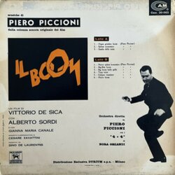 Il Boom Soundtrack (Piero Piccioni) - CD Trasero