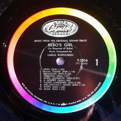 Bebo's Girl Soundtrack (Carlo Rustichelli) - cd-cartula