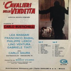I Cavalieri della Vendetta Soundtrack (Carlo Rustichelli) - CD Trasero