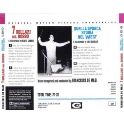 7 Dollari Sul Rosso / Quella Sporca Storia nel West Soundtrack (Alessandro Alessandroni, Francesco De Masi, Audrey Nohra) - CD Trasero