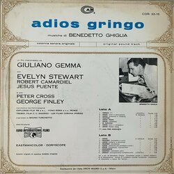 Adios gringo Soundtrack (Benedetto Ghiglia) - CD Trasero