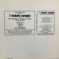 7 Eroiche Carogne Soundtrack (Angelo Francesco Lavagnino) - CD Trasero