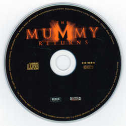 The Mummy Returns Soundtrack (Alan Silvestri) - cd-cartula