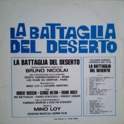 La Battaglia del Deserto Soundtrack (Bruno Nicolai) - CD Trasero