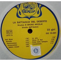 La Battaglia del Deserto Soundtrack (Bruno Nicolai) - cd-cartula