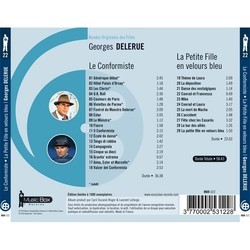 Le Conformiste / La Petite Fille en velours bleu Soundtrack (Georges Delerue) - CD Trasero