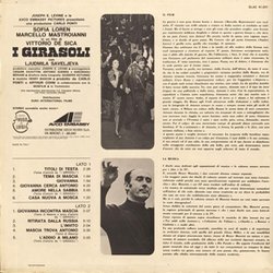 I Girasoli Soundtrack (Henry Mancini) - CD Trasero