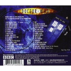 Doctor Who Soundtrack (Murray Gold) - CD Trasero