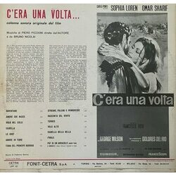 C'era una Volta Soundtrack (Piero Piccioni) - CD Trasero