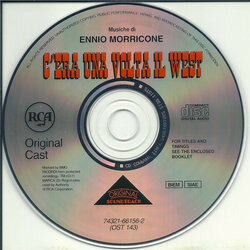 C'era una Volta il West Soundtrack (Ennio Morricone) - cd-cartula