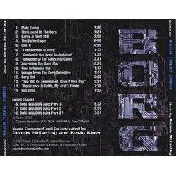 Star Trek: Borg Soundtrack (Kevin Kiner, Dennis McCarthy) - CD Trasero