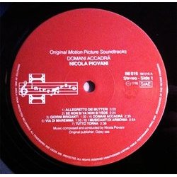 Domani Accadr / Strana la Vita Soundtrack (Nicola Piovani) - cd-cartula