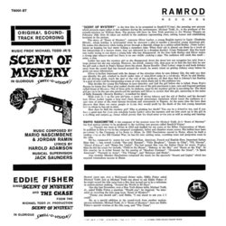 Scent of Mystery Soundtrack (Harold Adamson, Mario Nascimbene, Jordan Ramin) - CD Trasero