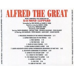 Alfred the Great Soundtrack (Raymond Leppard) - CD Trasero
