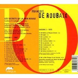 Les Secrets de la Mer Rouge Soundtrack (Franois de Roubaix) - CD Trasero