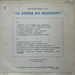 La Sirne du Mississipi Soundtrack (Antoine Duhamel) - CD Trasero