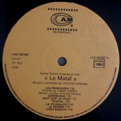 Le Mataf Soundtrack (Stelvio Cipriani) - cd-cartula