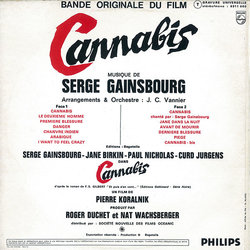Cannabis Soundtrack (Serge Gainsbourg) - CD Trasero