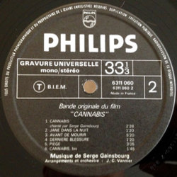 Cannabis Soundtrack (Serge Gainsbourg) - cd-cartula