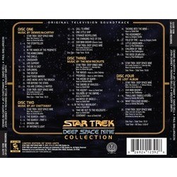 Star Trek: Deep Space Nine Soundtrack (Paul Baillargeon, David Bell, Richard Bellis, Jay Chattaway, John Debney, Dennis McCarthy, Gregory Smith) - CD Trasero