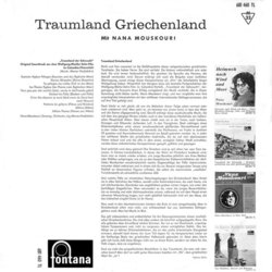 Traumland Griechenland Soundtrack (Manos Hadjidakis, Nana Mouskouri) - CD Trasero