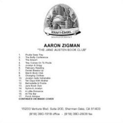 The Jane Austen Book Club Soundtrack (Aaron Zigman) - cd-cartula