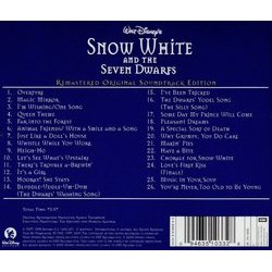 Snow White and the Seven Dwarfs Soundtrack (Frank Churchill, Leigh Harline, Paul J. Smith) - CD Trasero