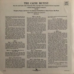 The Caine Mutiny Soundtrack (Max Steiner) - CD Trasero