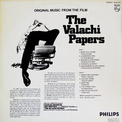 The Valachi Papers Soundtrack (Riz Ortolani) - CD Trasero
