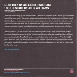 Star Trek / Lost In Space Soundtrack (Alexander Courage, John Williams) - CD Trasero