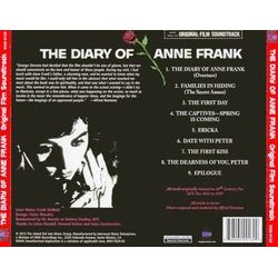 The Diary of Anne Frank Soundtrack (Alfred Newman) - CD Trasero