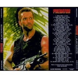 Predator Soundtrack (Alan Silvestri) - CD Trasero