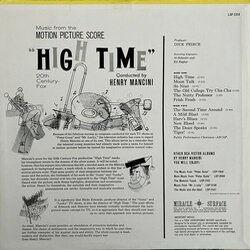 High Time Soundtrack (Henry Mancini) - CD Trasero