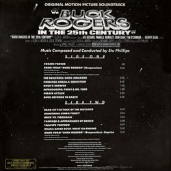 Buck Rogers in the 25th Century Soundtrack (Stu Phillips) - CD Trasero