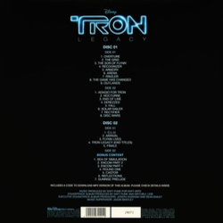 TRON: Legacy Soundtrack (Daft Punk) - CD Trasero